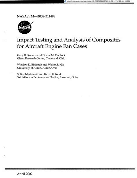 aircraft impact test questions and answers